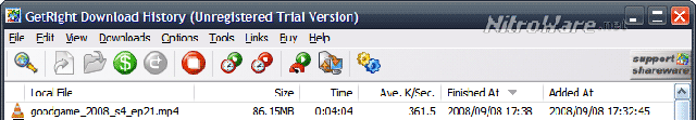 File download test via HTTP from the Australian Broadcasting Corporation 3G download test
