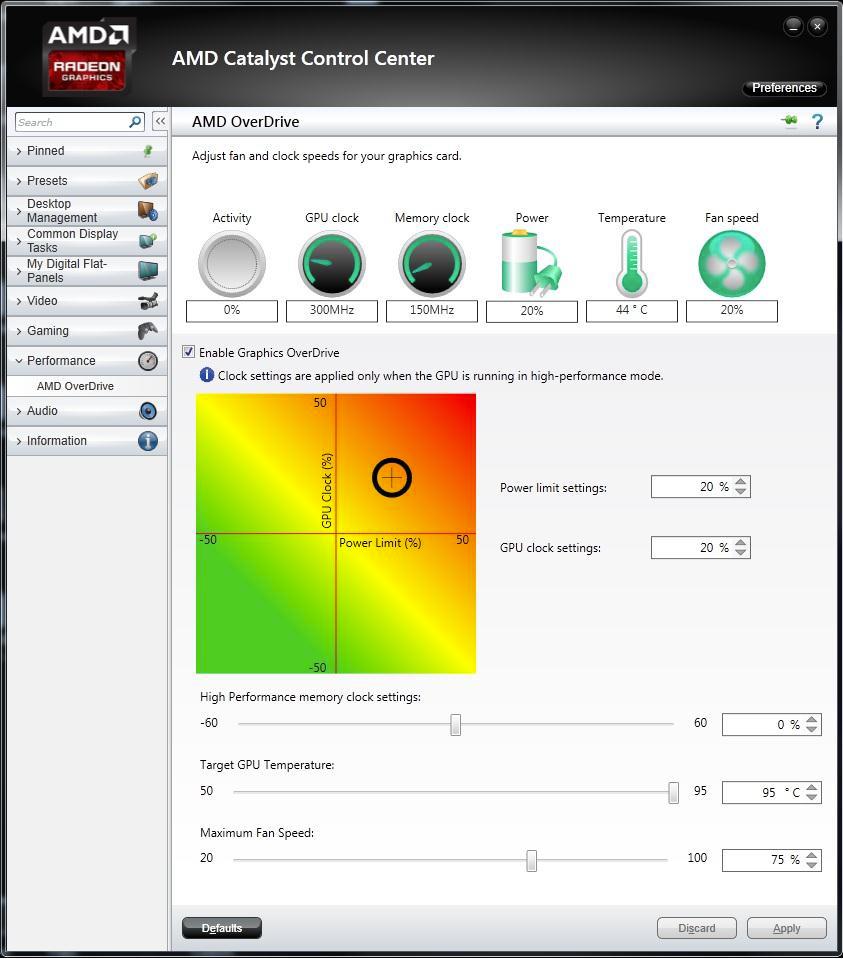 AMD Radeon R9 290 catalyst overdrive powertune tweaking and tuning controls AMD Radeon R9 290 catalyst overdrive powertune tweaking and tuning controls