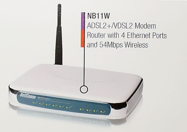 Image taken from Netcomm 2008 Catalogue, product currently unreleased.
