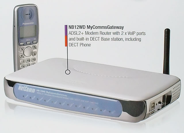 Image taken from Netcomm 2008 Catalogue, product currently unreleased.