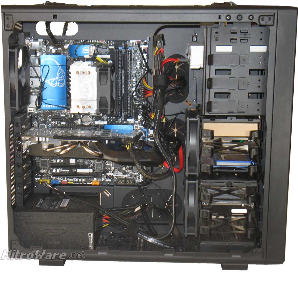 The test bed for our Ivy Bridge and Haswell testing was made up from Corsair's C70 mid tower gaming case and their 2400MHz DDR3 Memory Corsair C70 Haswell build