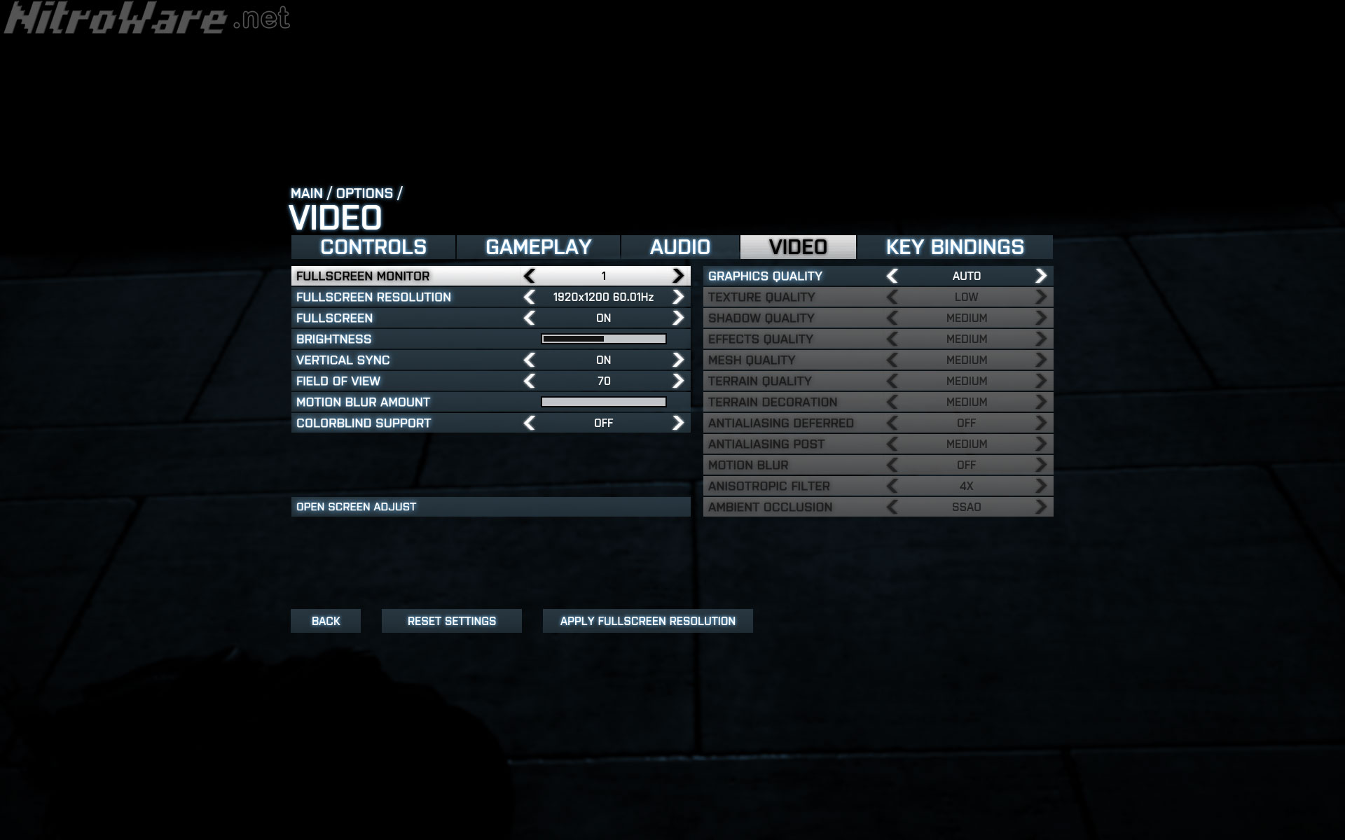 Battlefield 3 In-Game Settings