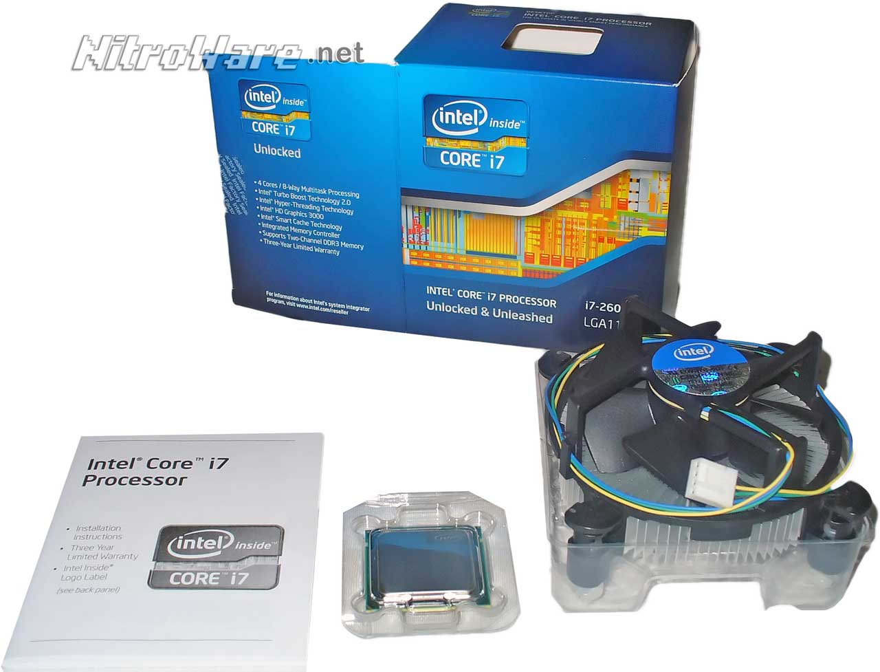 Intel 2nd Gen Core i7-2600K CPU with HD 3000 graphics