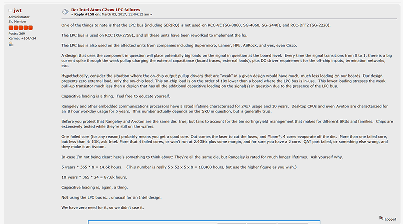 intel atom c2000 rangeley pfsense forum post from netgate on lpc bus intel atom c2000 rangeley pfsense forum post lpc bus netgate