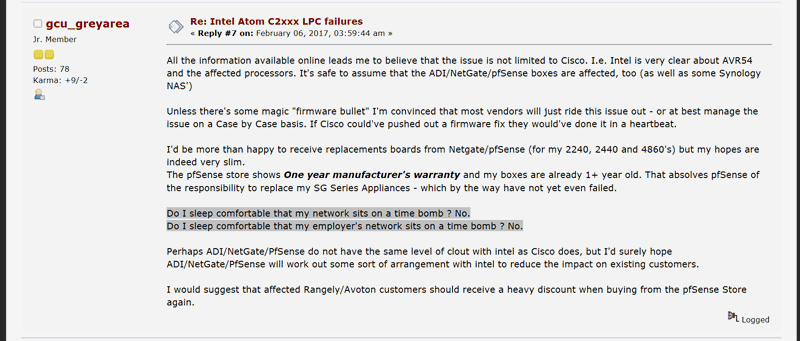 intel atom c2000 rangeley pfsense forum post rangeley pfsense forum