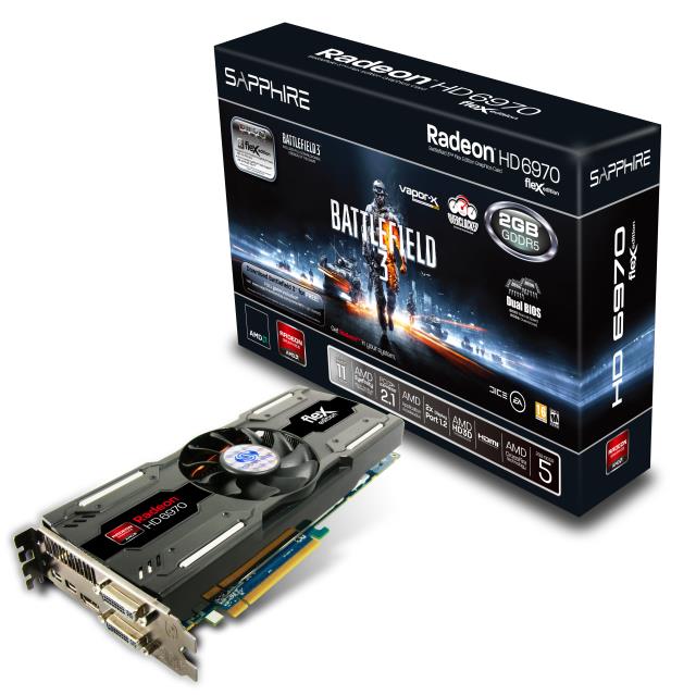 Sapphire Radeon HD 6970 Battlefield 3 Special Edition. 2011. Sapphire AMD Radeon HD 6970 Battlefield 3 Special Edition Graphics Card