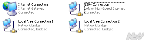 Network Connections Window Network Connections Window