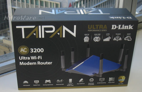 D-Link DSL-4320L Taipan AC3200 DSL Modem Router D-Link DSL-4320L Taipan AC3200 DSL Modem Router