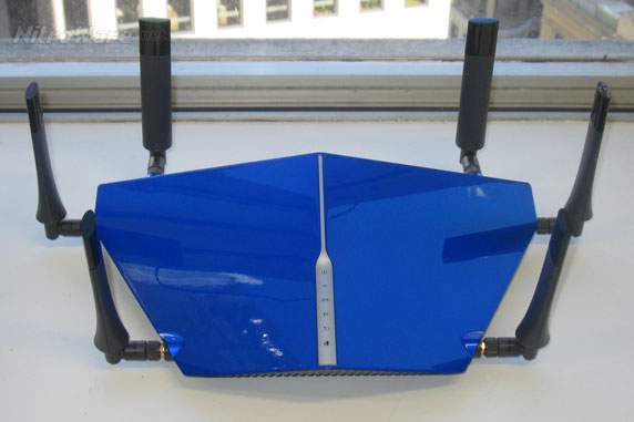 D-Link DSL-4320L Taipan AC3200 DSL Modem Router. This series of routers use flashy automotive style paint finish which photos don't do justice. D-Link DSL-4320L Taipan AC3200 DSL Modem Router