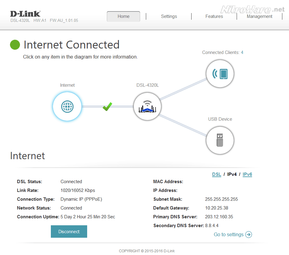The current generation of D-Link modem/router managment web page is much cleaner and easier to use than previous dlink router ui