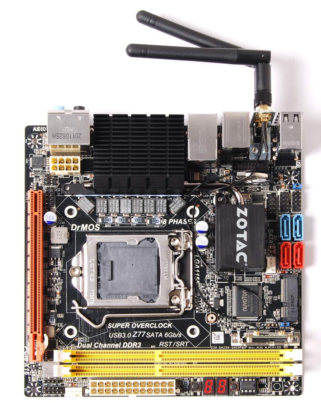 Zotac Z77-ITX Wi-Fi. Source:Zotac